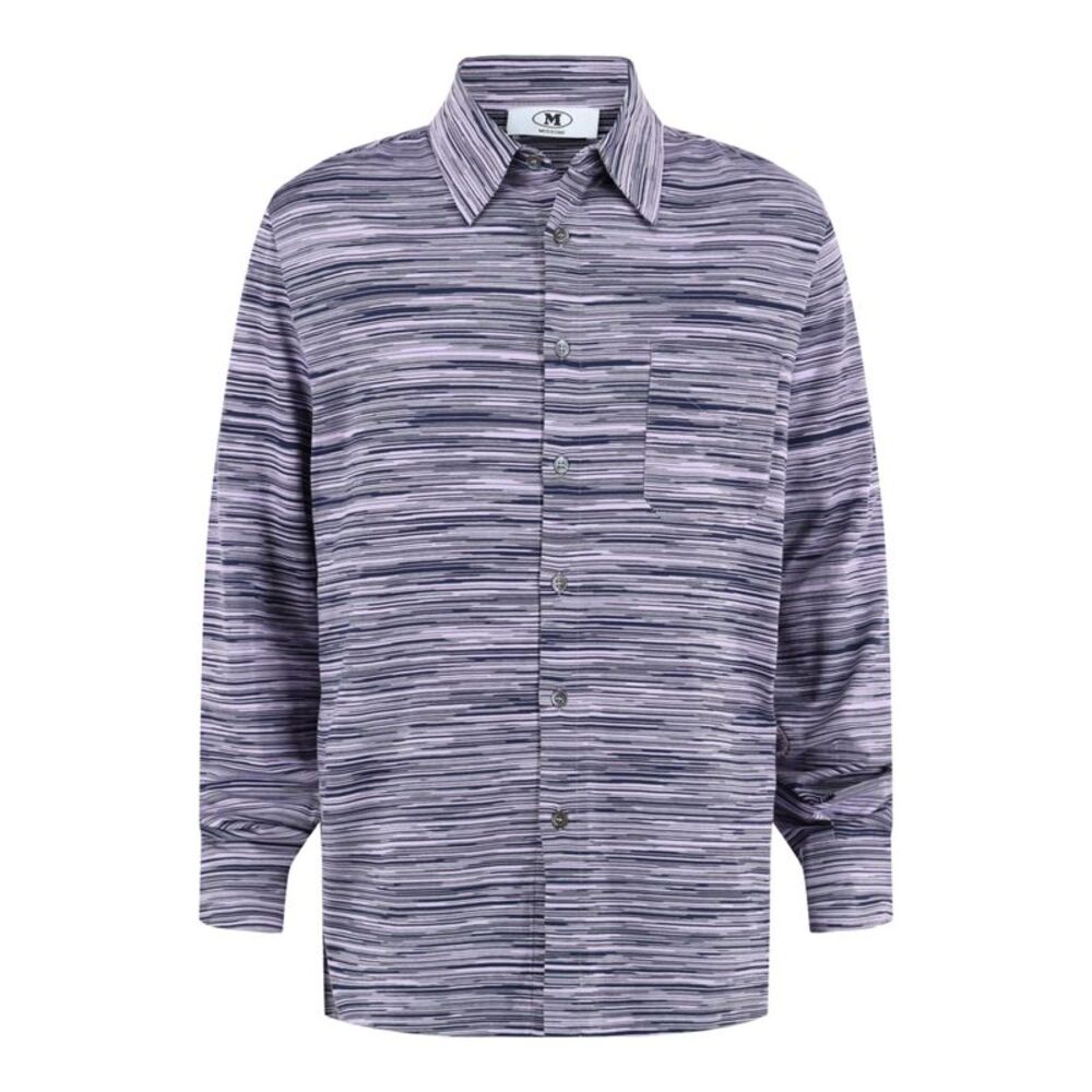 M Missoni Slub Button-Up Shirt Multi Mens